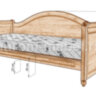 Кровать «Ассоль» из массива дерева - 